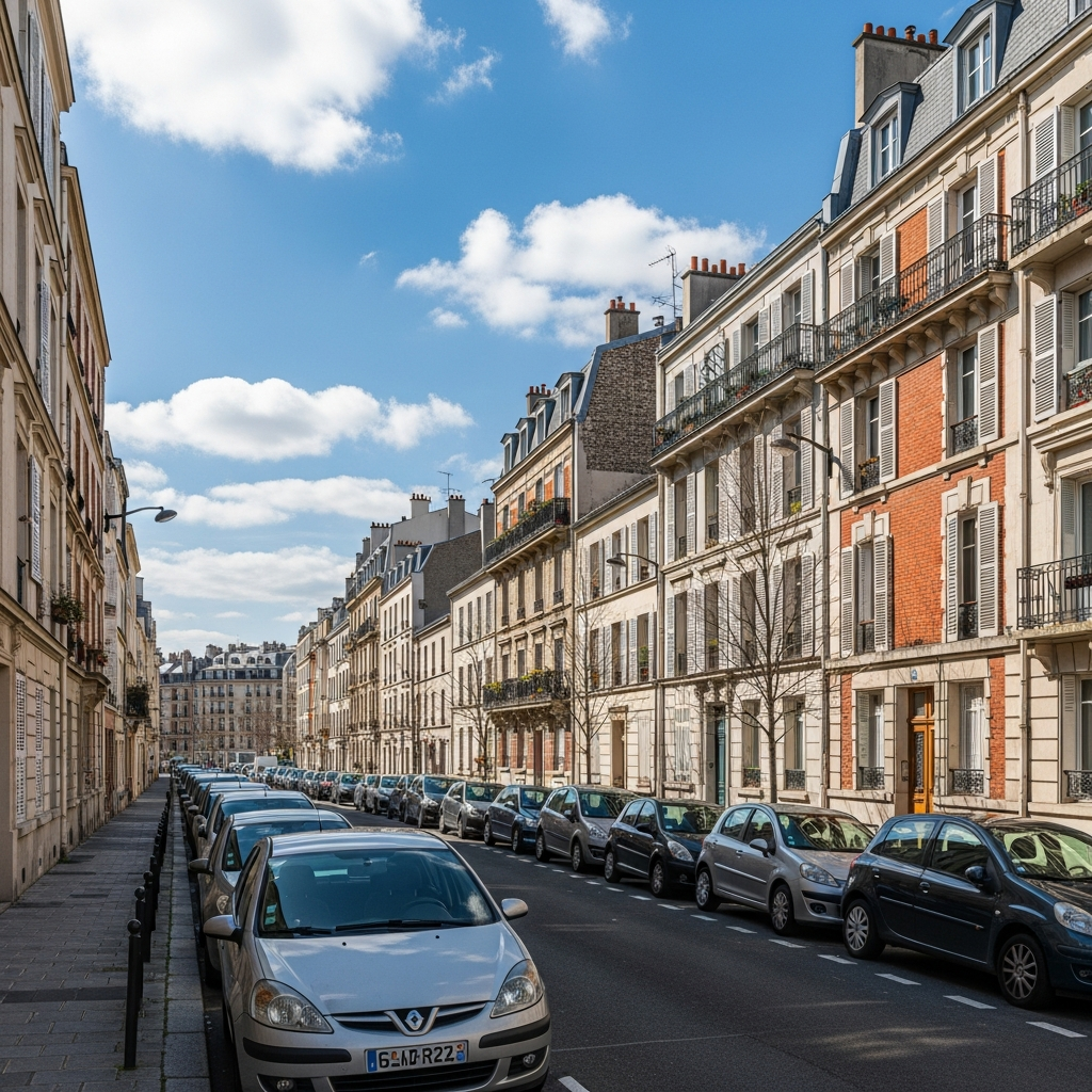 Vue d'un appartement dans le quartier Villiers-Barbusse
