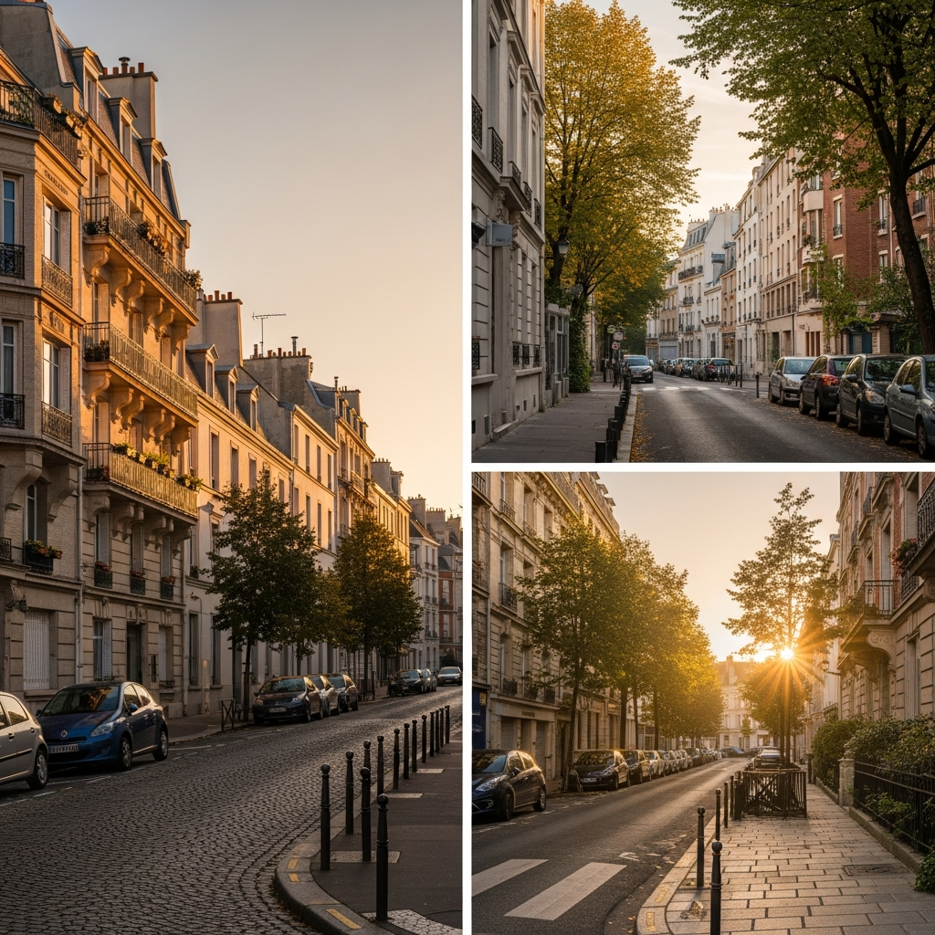Vue d’un immeuble résidentiel dans le quartier Paul Signac à Montreuil
