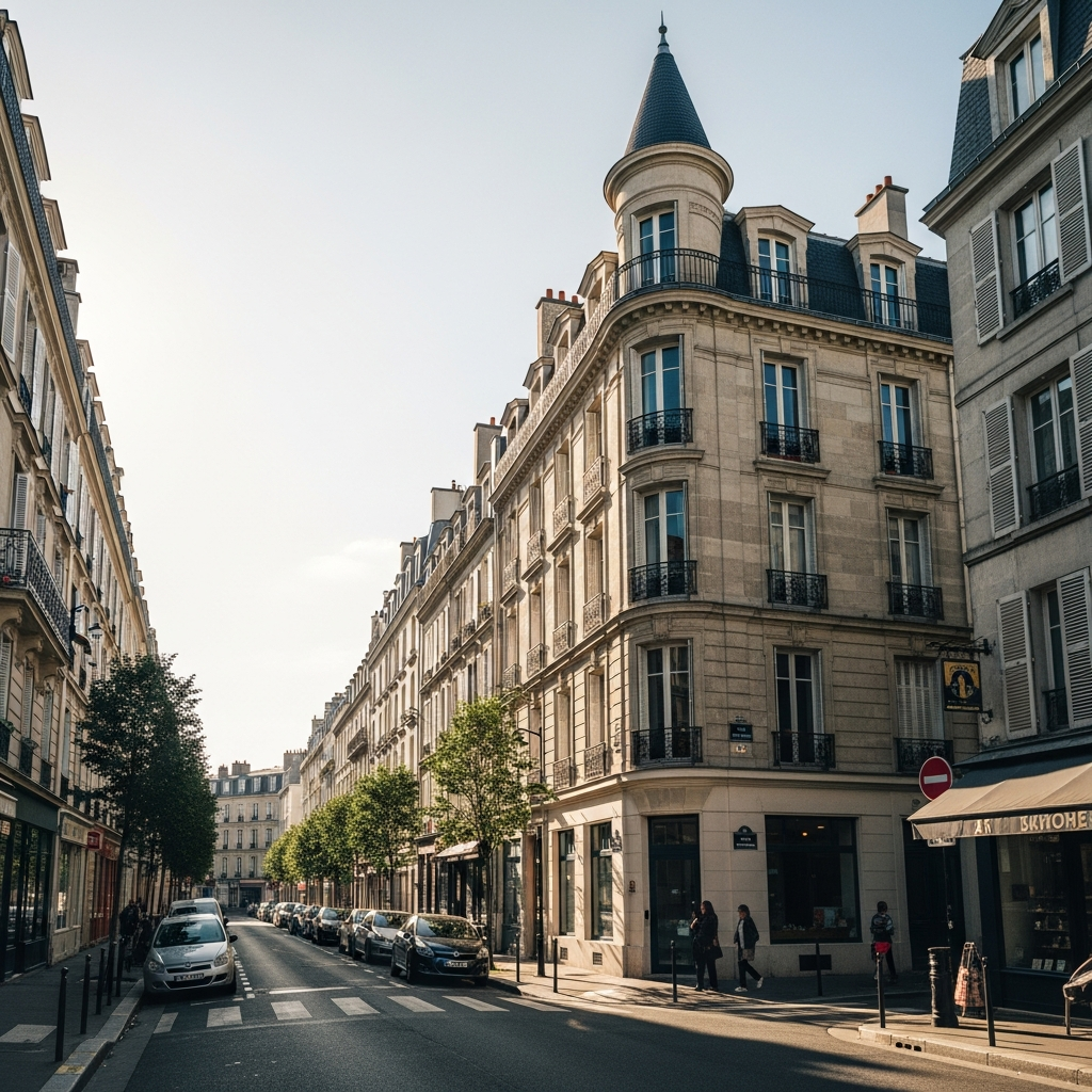 Graphique des prix immobiliers au m² dans le quartier Centre-ville de Montreuil près de la mairie