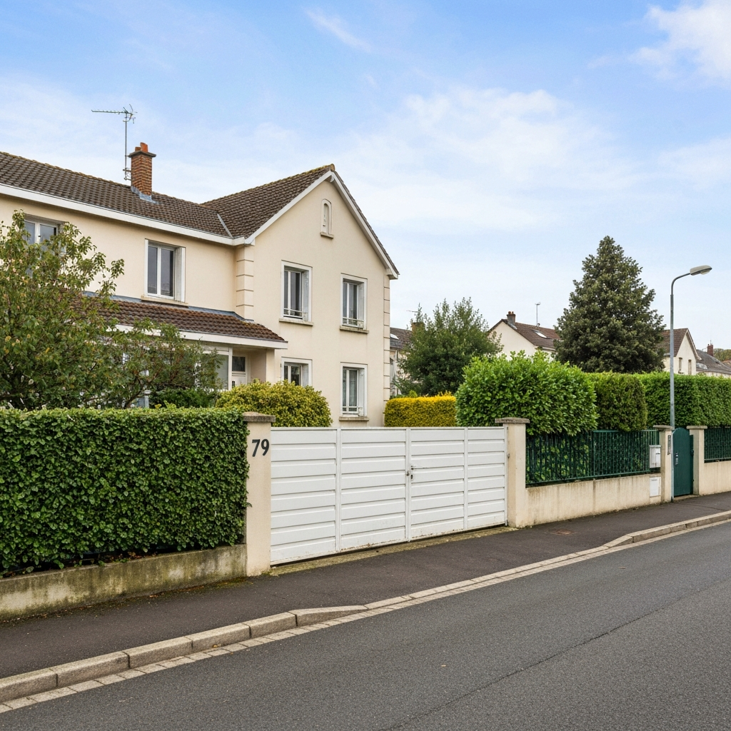 Vue du quartier Bas Montreuil avec des habitants discutant dans un parc