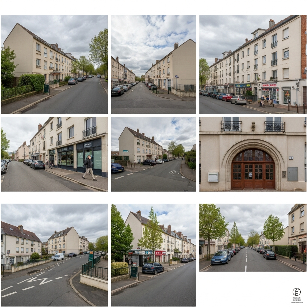 Vue d'un appartement à estimer dans la rue Franklin à Montreuil, petite copropriété