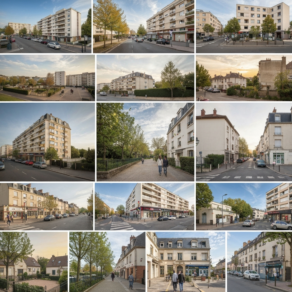 Vue panoramique de l'immobilier à Haut-Montreuil