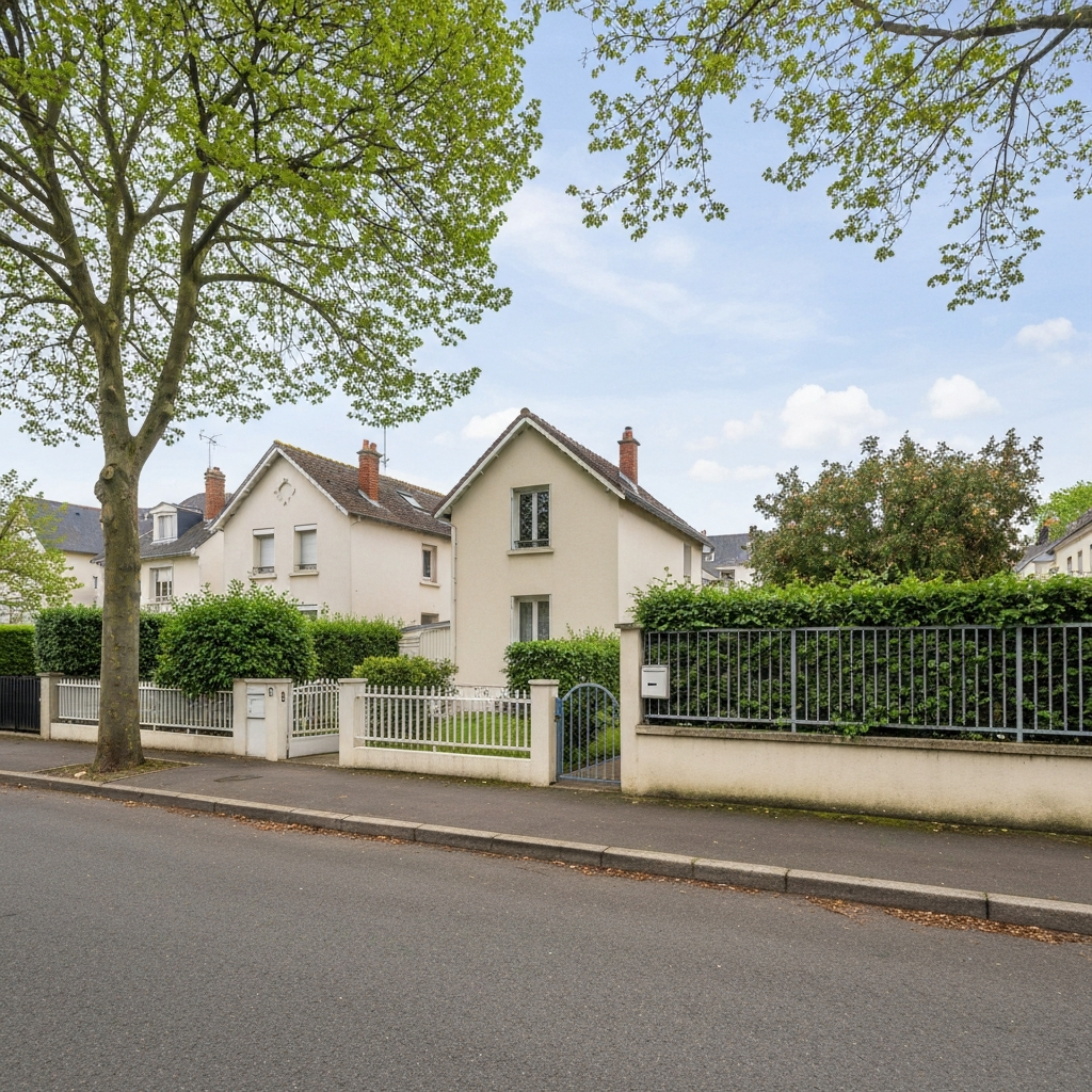 Vue de l'immobilier dans le quartier Bel Air Grands Pêchers à Montreuil