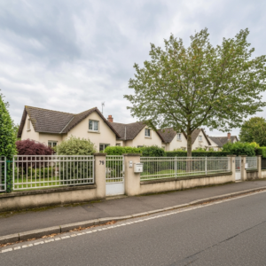Vue pittoresque de la rue de Paris à Montreuil
