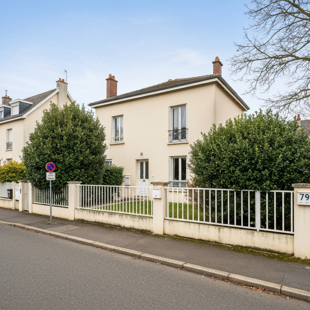 Vue panoramique de Montreuil avec des graphiques financiers en surimpression