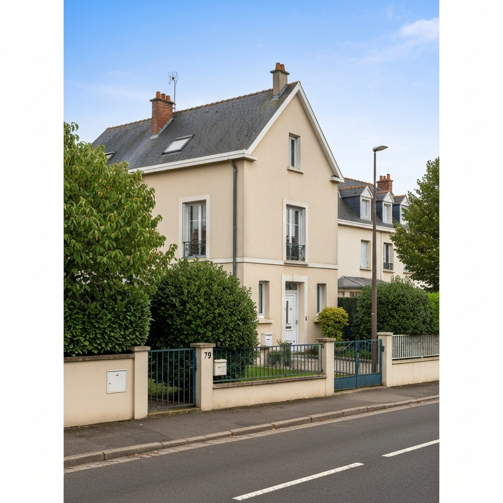 Vue de la rue Gaston Lauriau à Montreuil Centre, idéale pour un investissement locatif