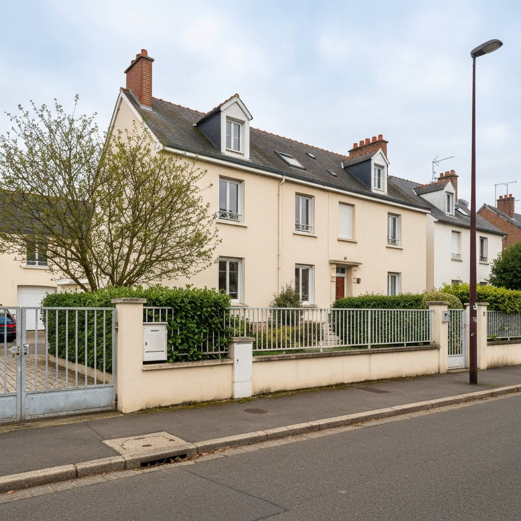Graphique illustrant l'évolution des prix de l'immobilier dans la rue de Paris à Montreuil