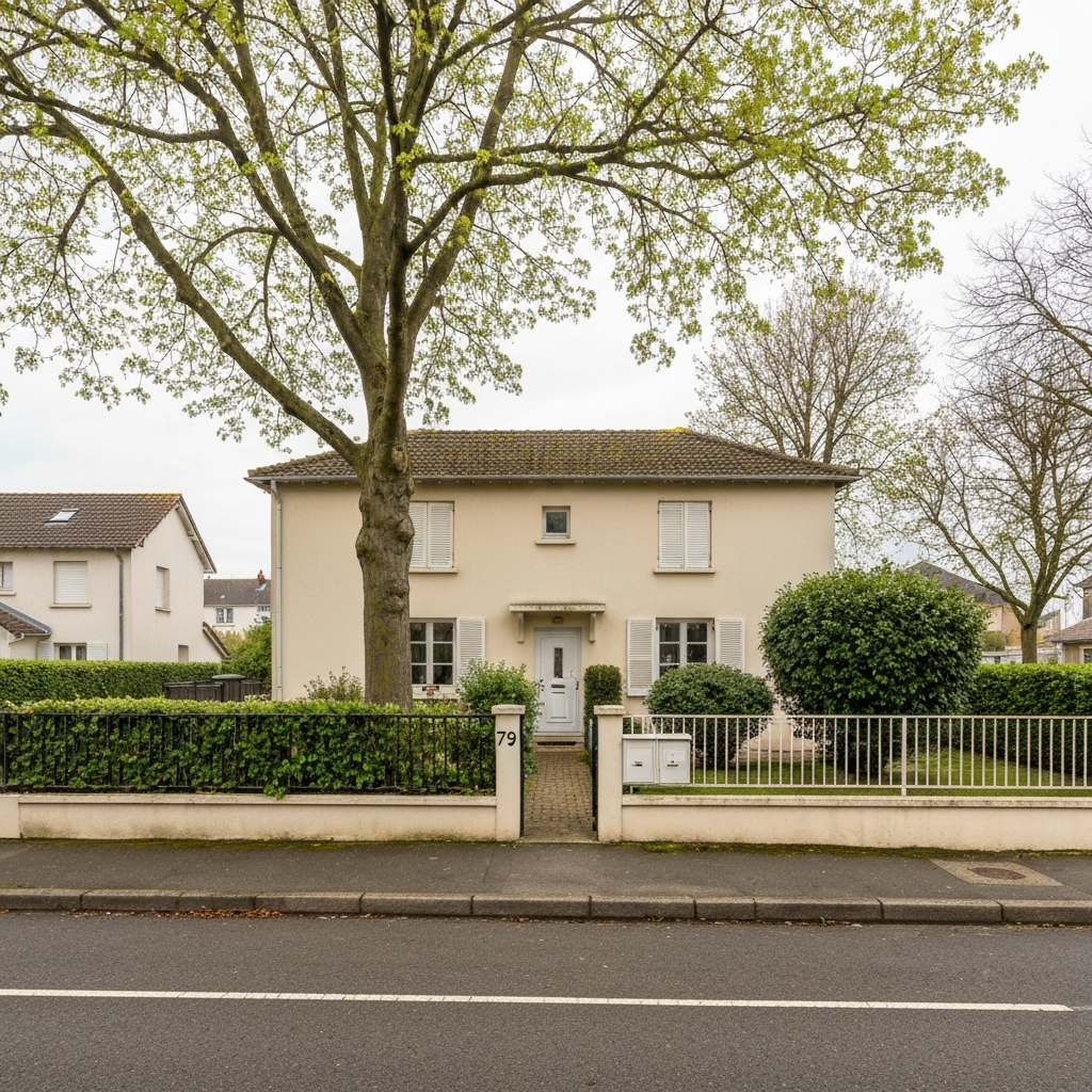 Vue aérienne de Montreuil avec des immeubles résidentiels éligibles à la loi Pinel